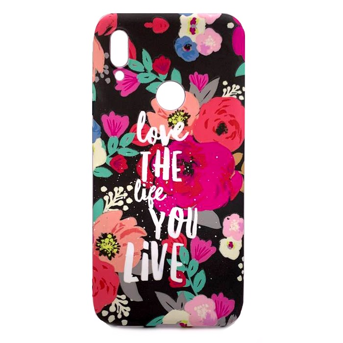 Накладка Акварель для Huawei Y6 Prime 2019 "Love the life"-0