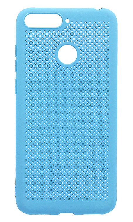 Накладка для Huawei Y6 Prime (2018) (ATU-l21)/ Honor 7C  (AUM-L41) / Honor 7A Pro (AUM-L29)   перфорація Бірюзовий-0