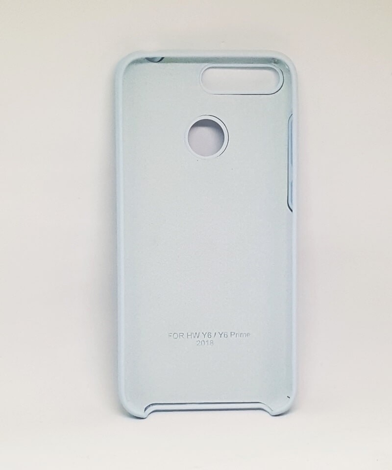 Накладка Silicone Case Premium для Huawei Y6 Prime (2018) (ATU-l21)/ Honor 7C  (AUM-L41) / Honor 7A Pro (AUM-L29)  (Lilac Cream)-1