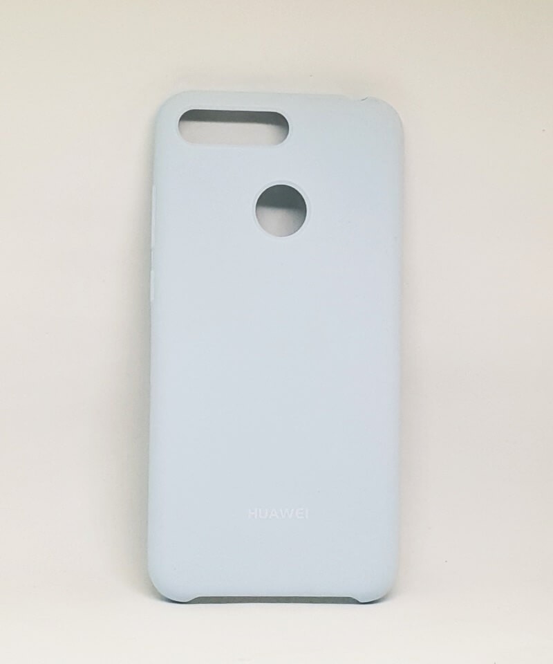 Накладка Silicone Case Premium для Huawei Y6 Prime (2018) (ATU-l21)/ Honor 7C  (AUM-L41) / Honor 7A Pro (AUM-L29)  (Lilac Cream)-0