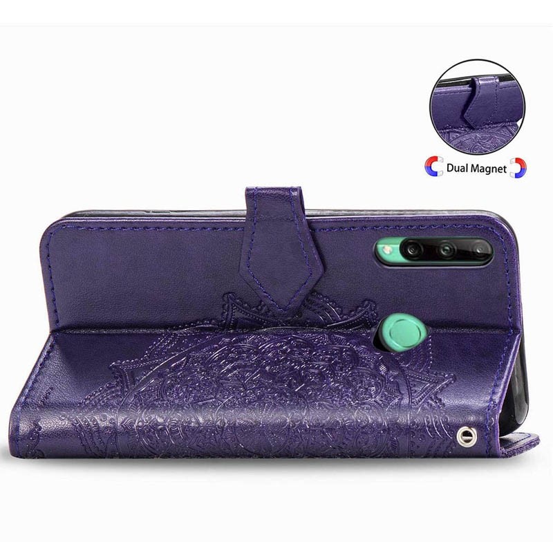 Книжка Art Case для Huawei Y6P фіолетова-4