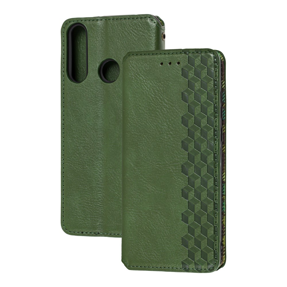 Книжка GETMAN Cubic для Huawei Y6P зелена-0