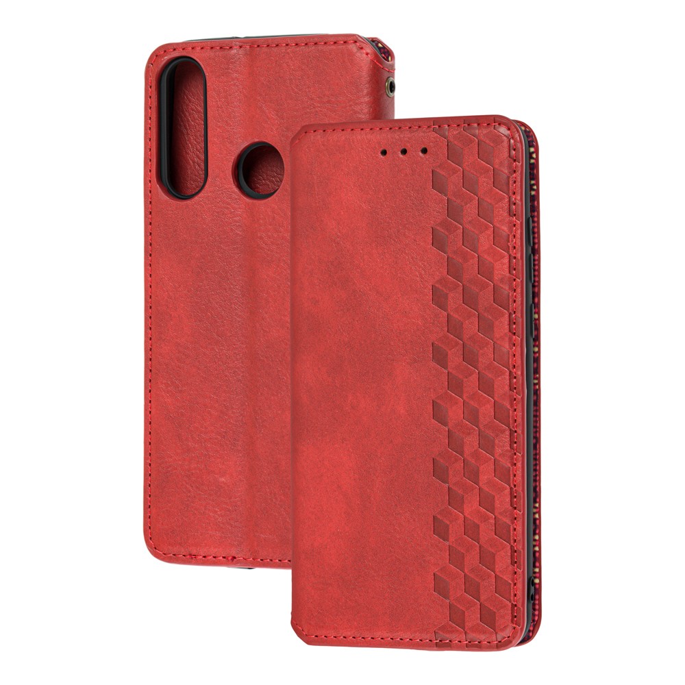 Книжка GETMAN Cubic для Huawei Y6P червона-0