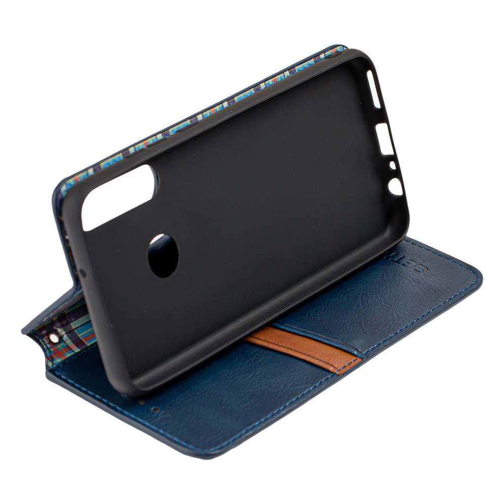 Книжка GETMAN Cubic для Huawei Y6P синя-1