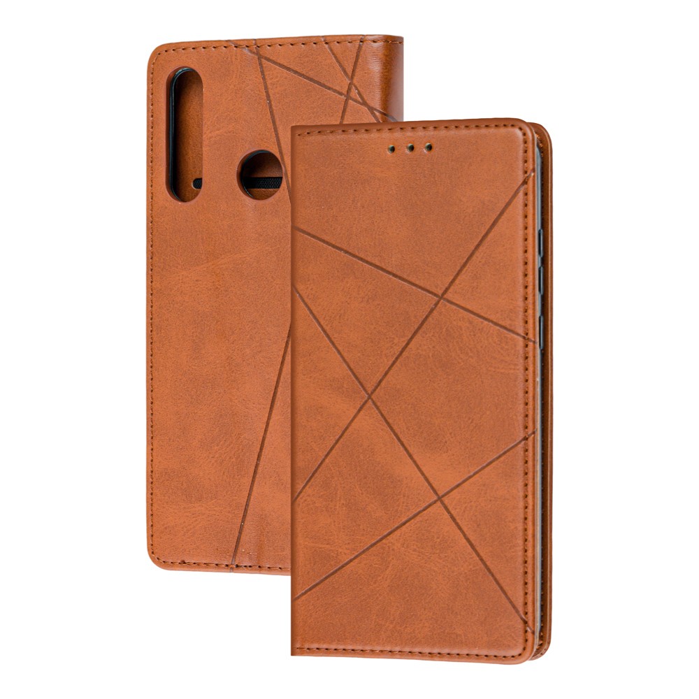 Книжка Business для Huawei Y6P коричнева-0