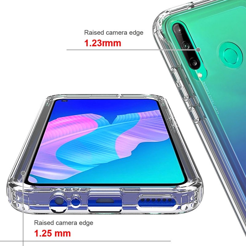 Накладка Full Body для Huawei Y6P прозора (силікон+пластик)-3