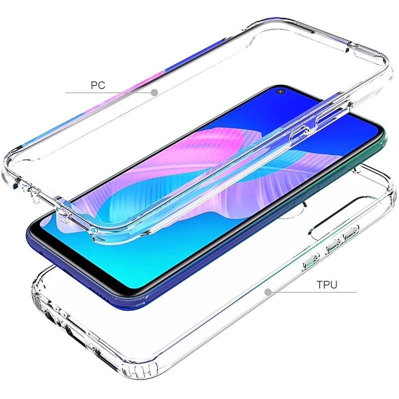 Накладка Full Body для Huawei Y6P прозора (силікон+пластик)-4