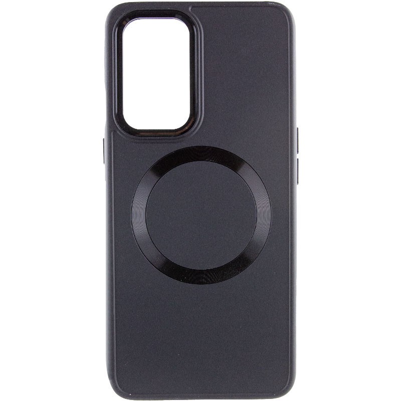 Накладка Bonbon Metal Style with MagSafe для OnePlus 9  (Black)-0