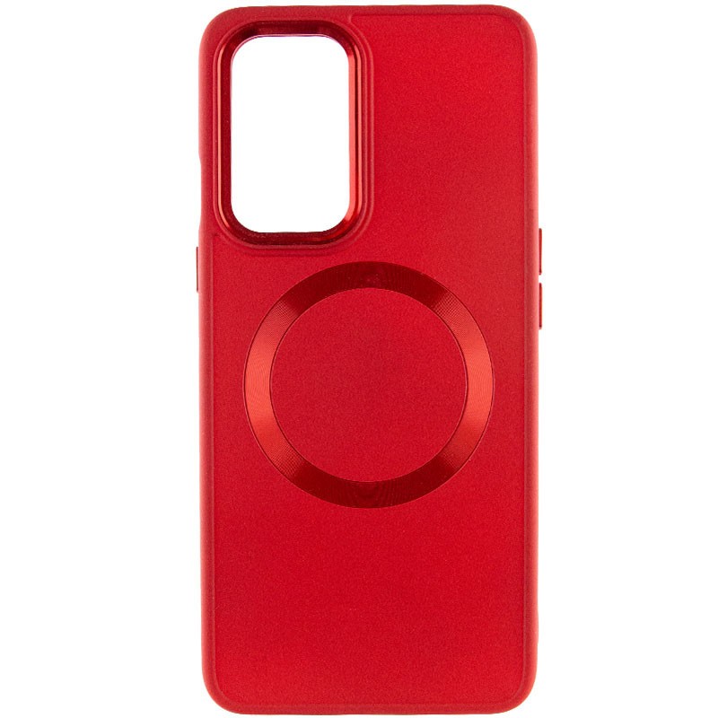 Накладка Bonbon Metal Style with MagSafe для OnePlus 9  (Red)-0
