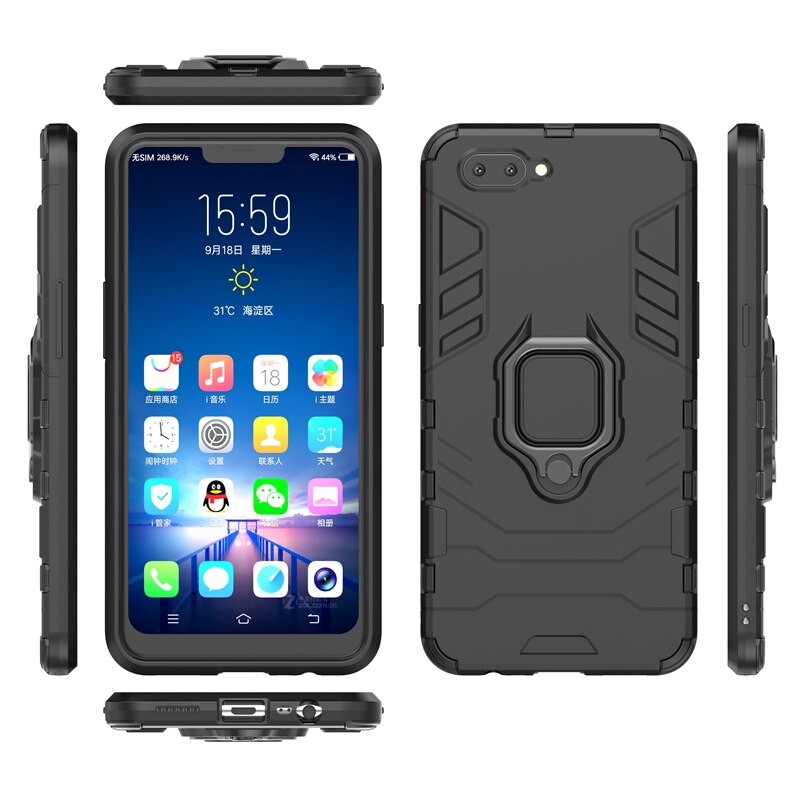 Накладка Armor 2.0 для Oppo A3s / Oppo A5 Чорний-0