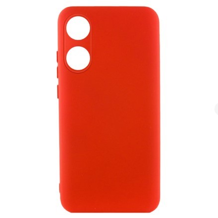 Silicone Cover Full Camera without Logo (A) для Oppo A78 (Red)-0
