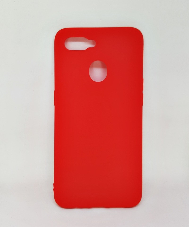 Накладка TPU Soft case для Oppo A12 червона-0