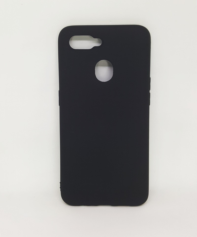 Накладка TPU Soft case для Oppo A12 чорна-0