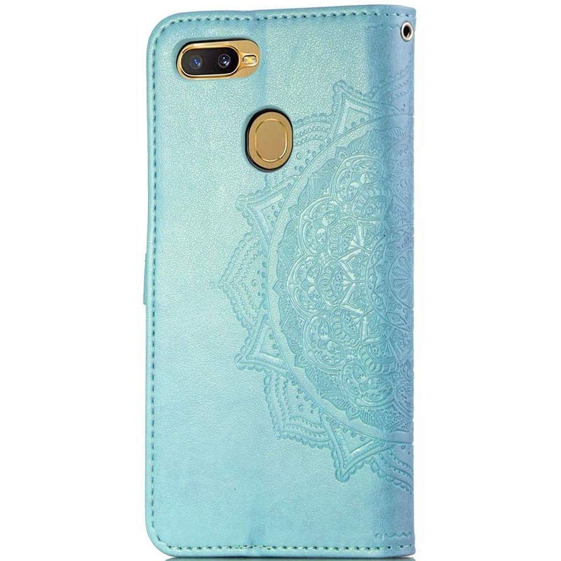Книжка Art Case для Oppo A5s/A12 бірюзова-1