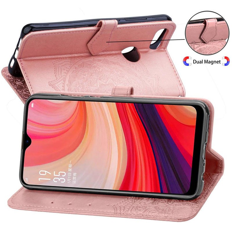 Книжка Art Case для Oppo A5s/A12 рожева-2