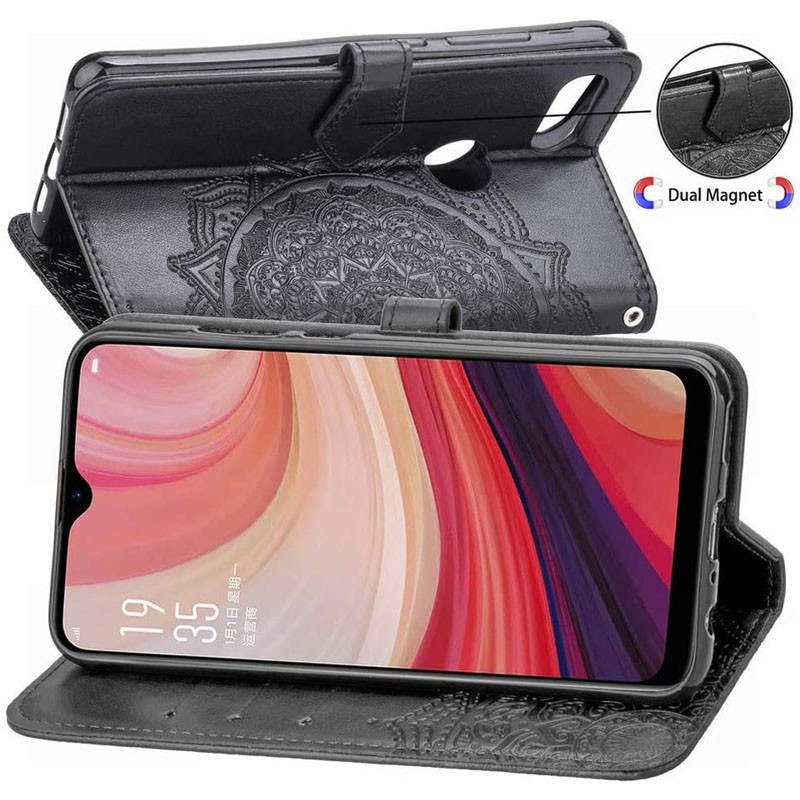 Книжка Art Case для Oppo A5s/A12 чорна-2