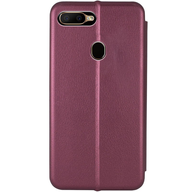 Книжка Premium для Oppo A12 / A5s бордова-1