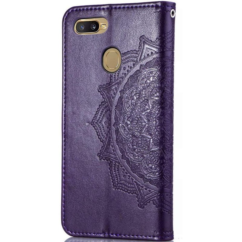 Книжка Art Case для Oppo A5s/A12 фіолетова-1