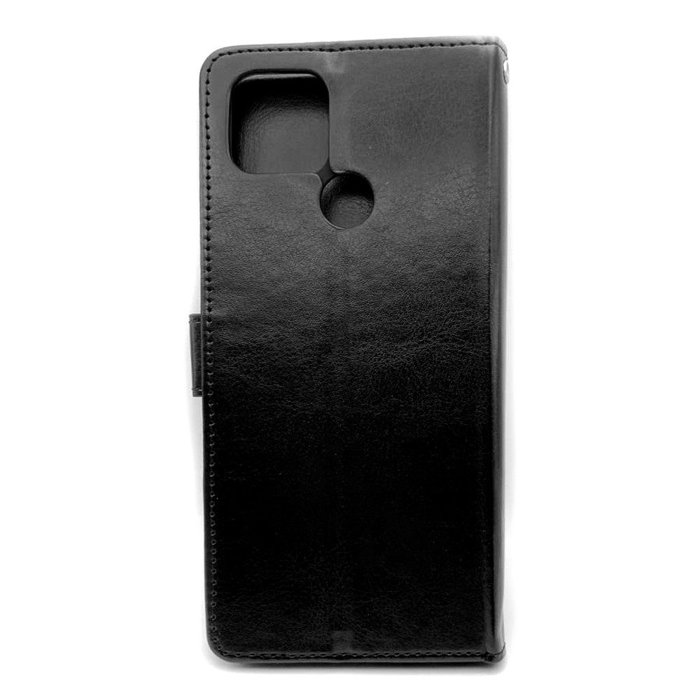 Книжка EcoCase для Oppo A15 / A15s / A35 чорна-1