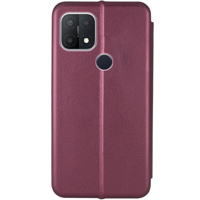 Книжка Premium для Oppo A15 / A15s/ A35 бордова-1