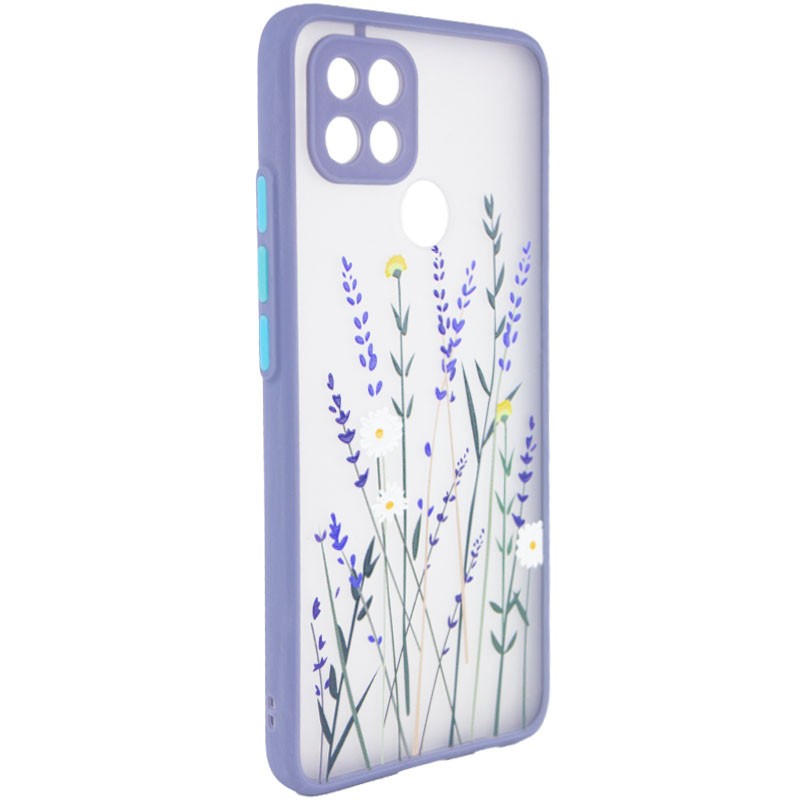 Накладка Totu Gingle Print для Oppo A15s / A15 Польові квіти-1