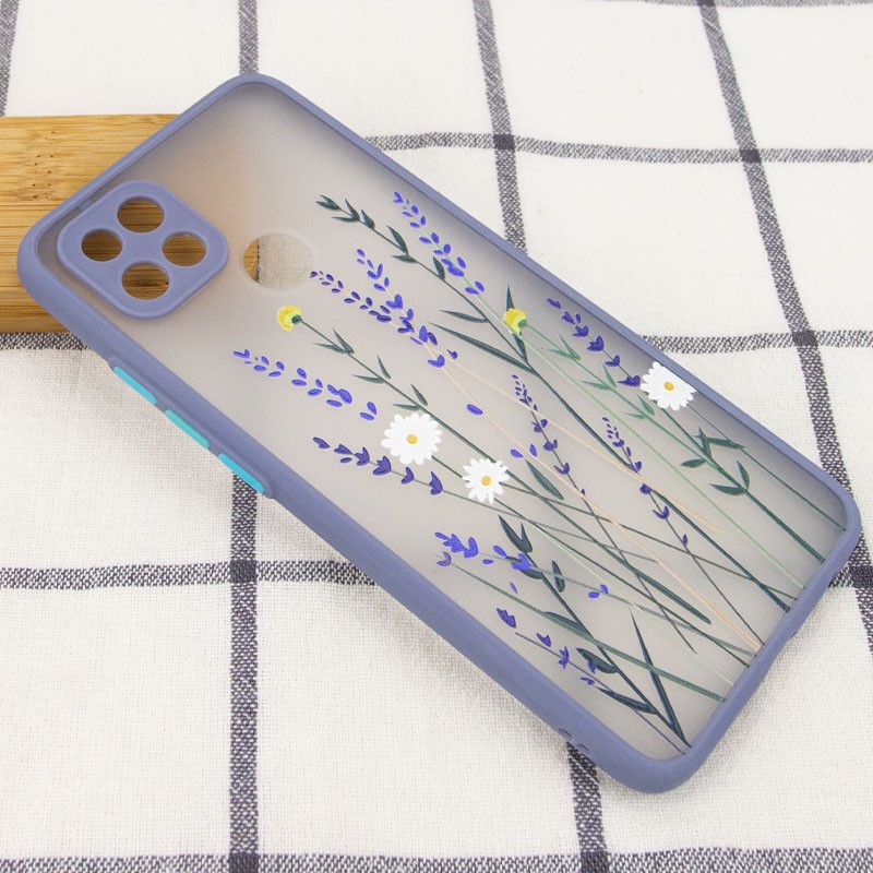 Накладка Totu Gingle Print для Oppo A15s / A15 Польові квіти-2