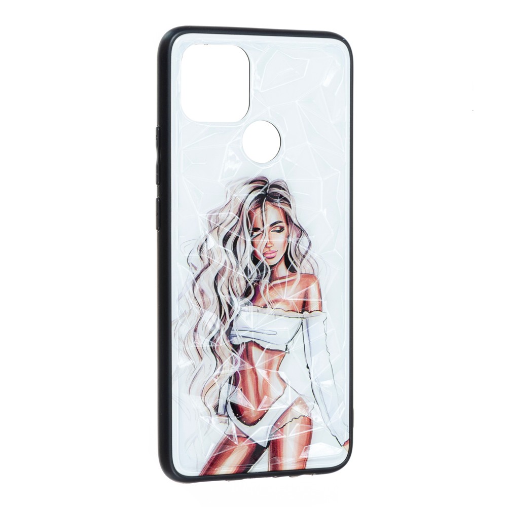 Накладка Ladies для Oppo A15/A15s  Girl White-0