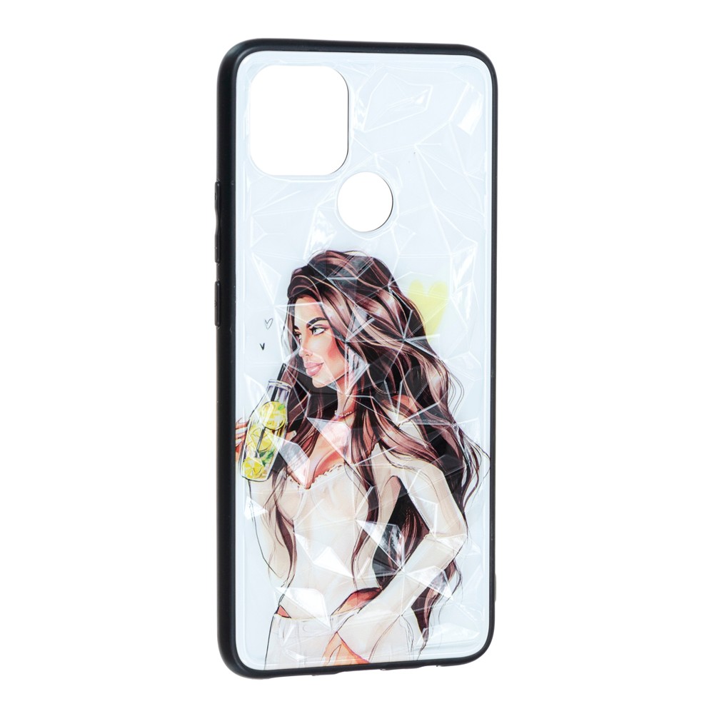 Накладка Ladies для Oppo A15/A15s  Yellow-0