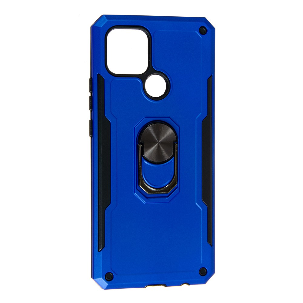 Накладка під магнітний тримач Serge Ring для Oppo A15 / A15s Electric blue-0