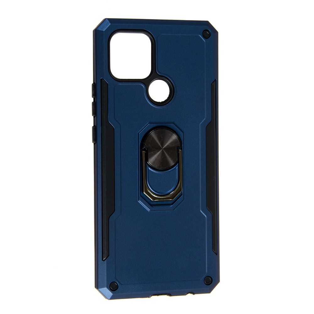 Накладка під магнітний тримач Serge Ring для Oppo A15 / A15s Dark blue-0