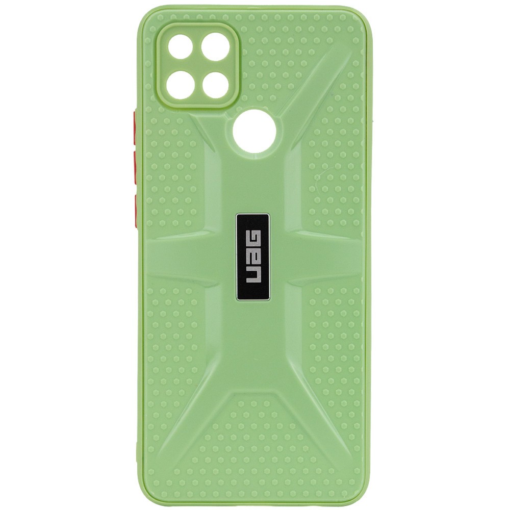 Накладка TPU+PC UAG для Oppo A15s / A15 (М`ятна)-0