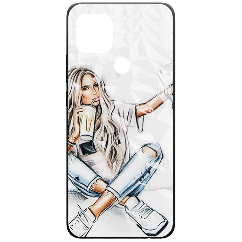 Накладка Ladies для Oppo A15/A15s "Selfie"-0