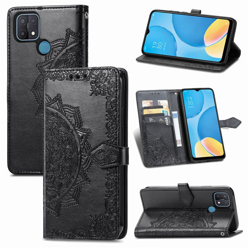 Книжка Art Case для Oppo A15/A15s чорна-0