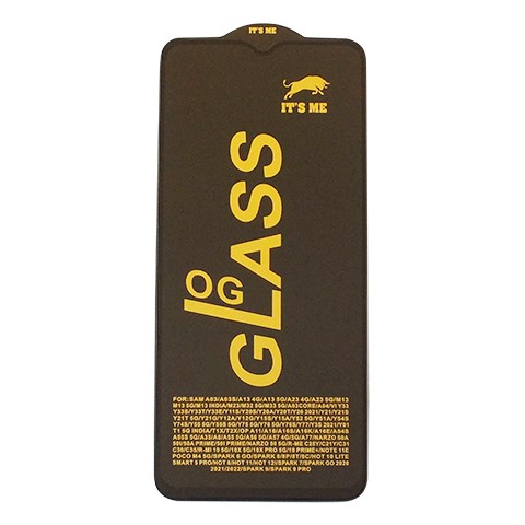 Захисне скло OG Glass для Oppo A16/A16s/A54s/A55s/A55 5G/A57/Narzo 50A/C25Y/C30/C35/Spark Go 2023/Vivo Y33/Y33s/Y20s/Y20/Y21/Y15s/Y01 / Samsung A12-0