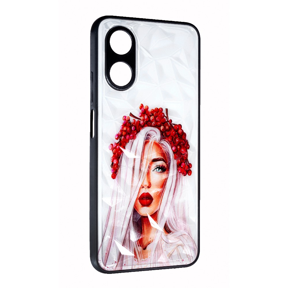 Накладка Prisma Ladies для Oppo A17 Ukrainian girl-0