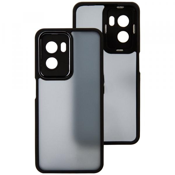Накладка Luxury Metal Lens для Oppo A17/A17K (Чорний)-0
