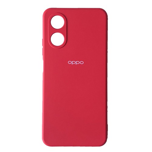 Silicone Case Full для Oppo A17 Red-0