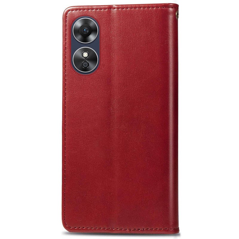 Книжка GETMAN Gallant для Oppo A17/A17k Червона-1