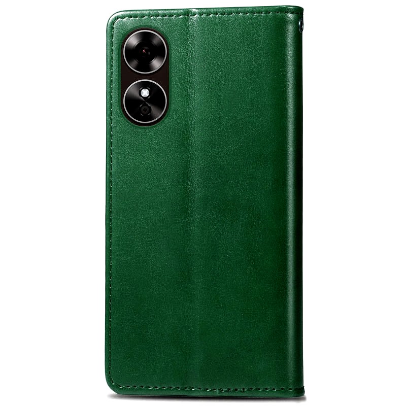 Книжка GETMAN Gallant для Oppo A17/A17k Зелена-1