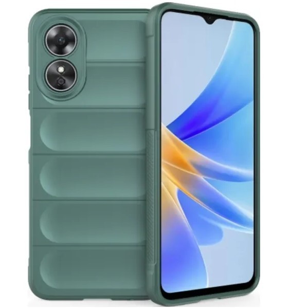 Накладка Cosmic magic shield для Oppo A17/A17K Dark green-0