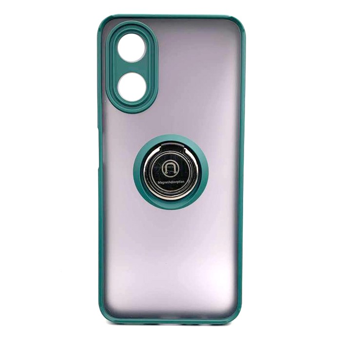 Накладка Totu Gingle Ring для Oppo A17/A17k темно-зелена-0