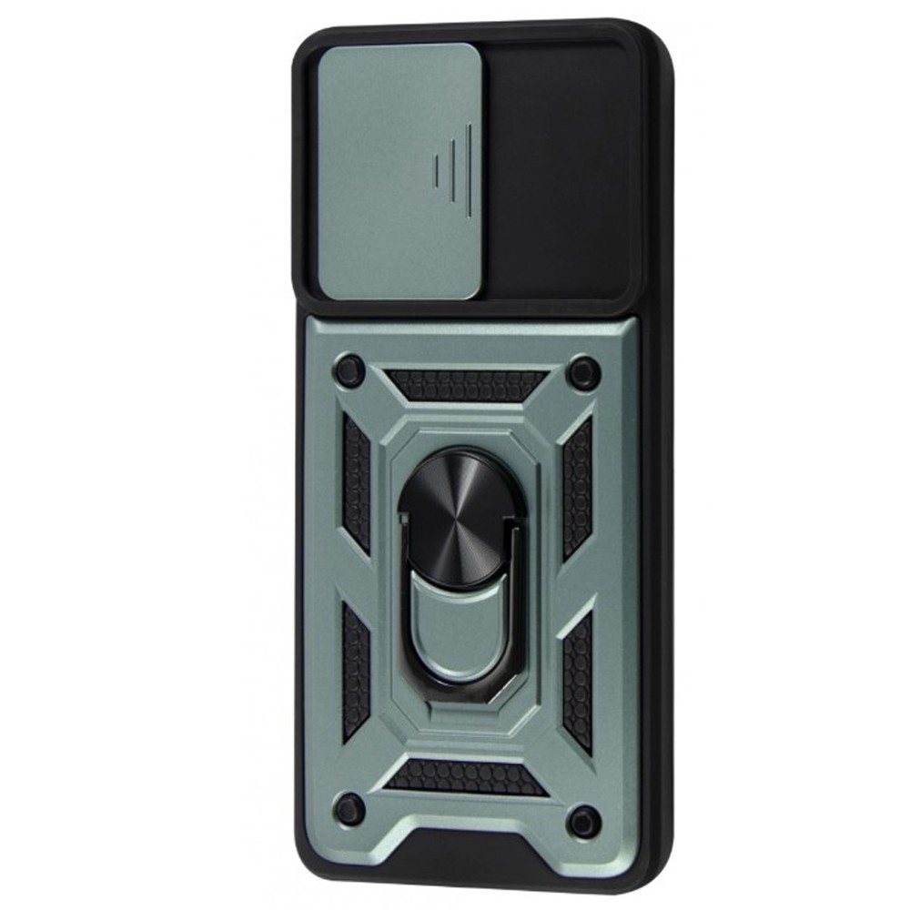 Чохол Camshield з кільцем і захистом камери для IPhone X/Xs зелений-0