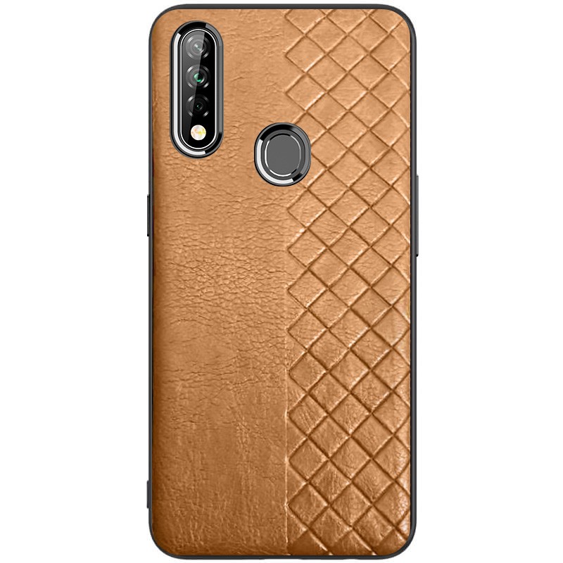 Накладка WeaveSide для OPPO A31 коричнева-0