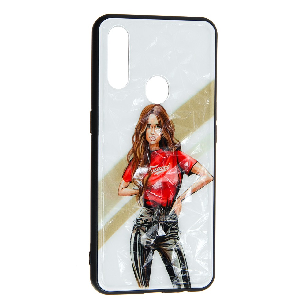 Накладка Ladies для Oppo A31  Girl Red-0