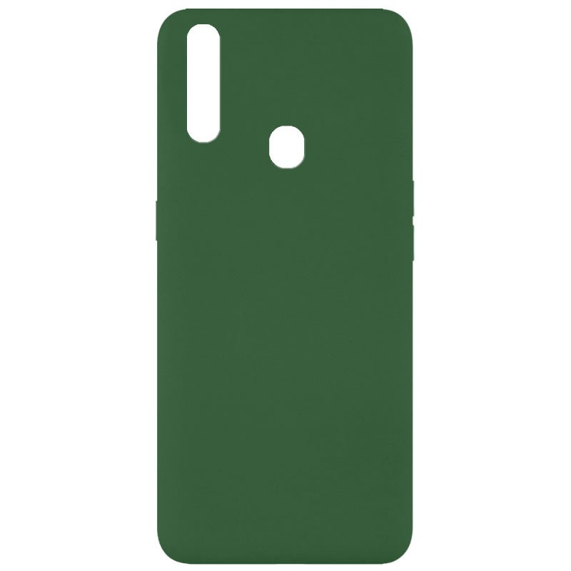 Silicone Cover Full without Logo (A) для Oppo A31 (Dark Green)-0