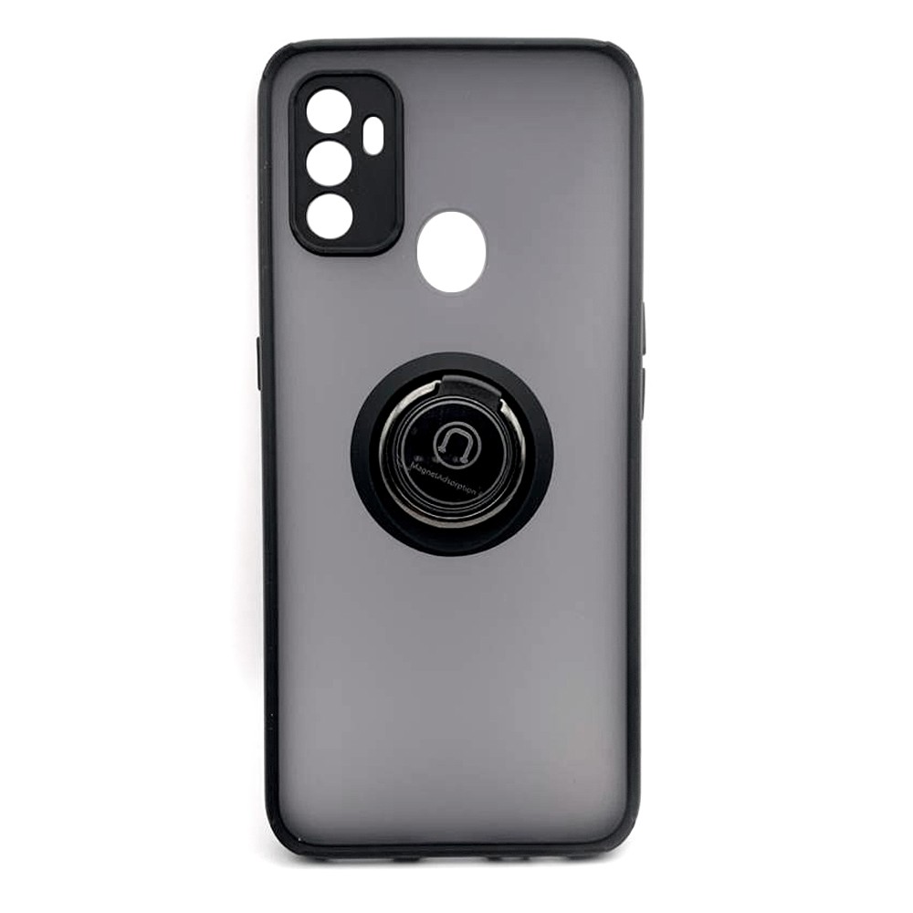 Накладка Totu Gingle Ring для Oppo A32/A53/A53S чорна-0