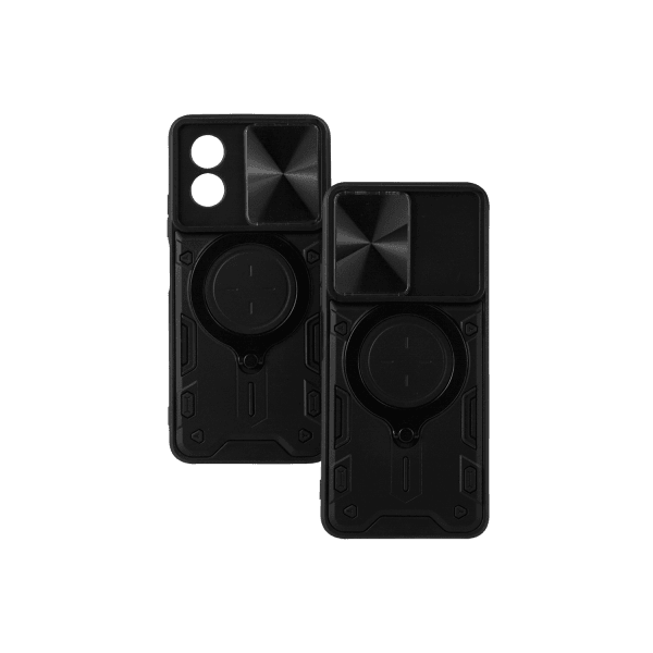 Накладка Protective Stand Case для OPPO A58 4G  (Black)-0