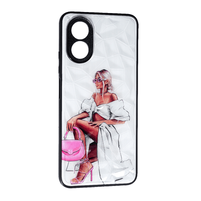 Накладка Ladies Camera для Oppo A38/A18 Pink bag-0