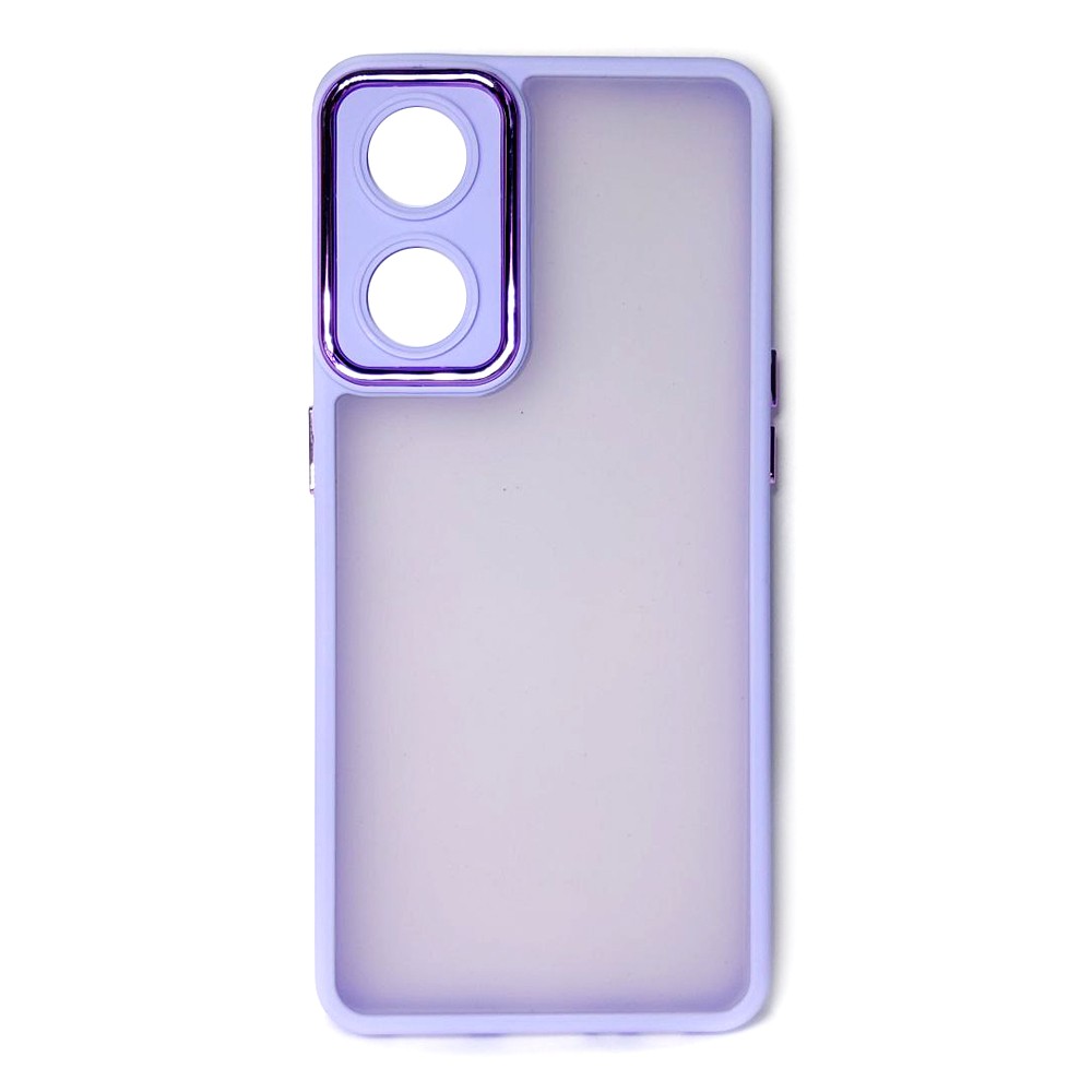 Накладка Luxury Metal Lens для OPPO A38 4G/A18 4G (Бузковий)-0