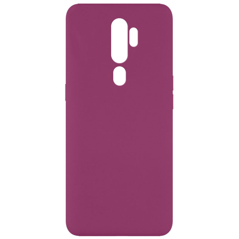 Silicone Cover Full without Logo (A) для Oppo A5 (2020) / Oppo A9 (2020) (Marsala)-0